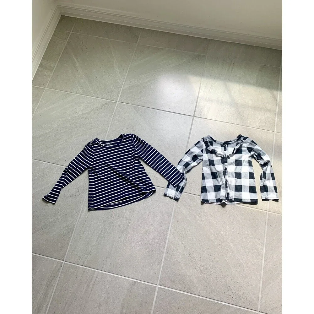 Two Long Sleeve Childrens Place Blouses Tops Shirts 4T